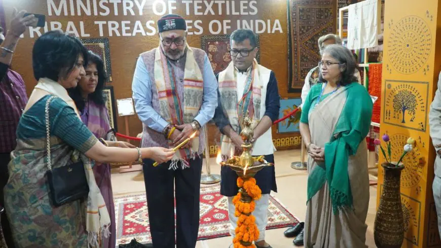 Textile Pavilion inaugurated at 43rd IITF,  Pragati Maidan by Hon’ble Textiles Minister on 16th Nov