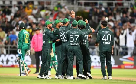 3rd ODI: Pakistan Beat South Africa Via DLS To Complete Historic Sweep