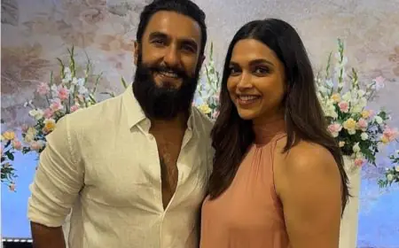 New-Mom Deepika Padukone Exudes Comfort And Grace In An Orange Maxi Dress