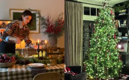 Inside Kendall Jenner's $8.5 Million Beverly Hills House For Christmas: Wine, Pine Cones, And Cozy Vibes
