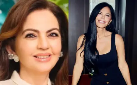 Lauren Sanchez Approves Nita Ambani's Diamond Jewels From The NMACC Arts Cafe Opening