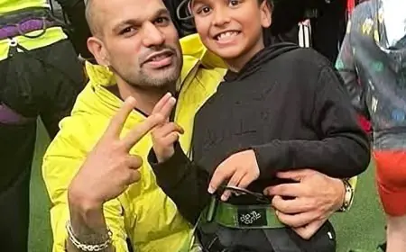 "Even If We Can't Connect...": Dhawan's Emotional Birthday Post For Son
