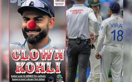 "Clown Kohli": Australian Media Insults India Great Over MCG Incident
