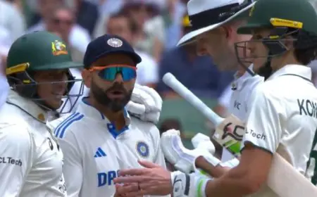 On Kohli-Konstas Clash, BCCI President Makes Feelings Clear: "You Must..."