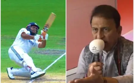 "He Can't Bat At...": Gavaskar Blasts "Terrible" Pant After Poor Dismissal