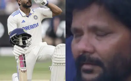 Reddy Completes Maiden Test Ton, His Father's Emotional Reaction Is Viral