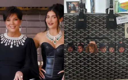 Kylie Jenner Gifted Mom Kris Jenner A Chic Luxury Handbag With The Most Quirky Customization