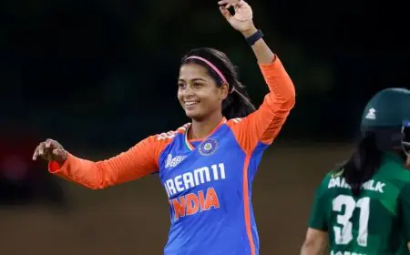 22-Year-Old India Star Nominated For ICC Women's Emerging Cricketer Of 2024