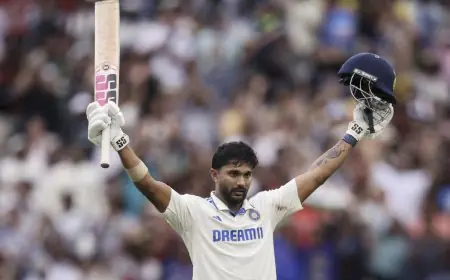 After Memorable Century, Nitish Gets Huge Praise From India Icon Sachin