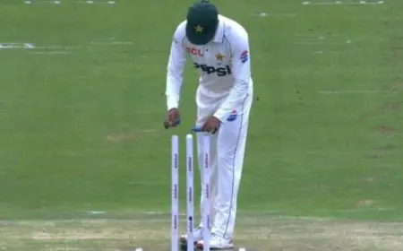 Inspired By Mohammed Siraj, Now Babar Azam Takes Up 'Bail-Switching' Trend