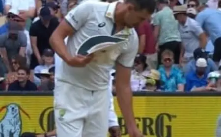 After Siraj, Starc Takes Up 'Bail-Switch' Ritual. Brings Luck To Australia
