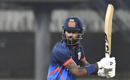 Hardik Flops With Bat, Endures Tough Return To 50-Over Cricket Before CT2025