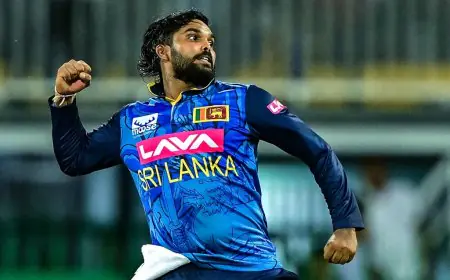 Hasaranga Among Players Nominated For Men's ODI Cricketer Of The Year
