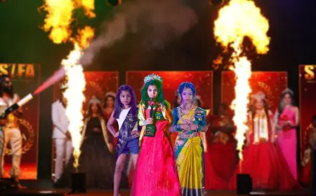 Moulya R.K. is the YIFW Little Princess Fashion Star of South India 2024 winner