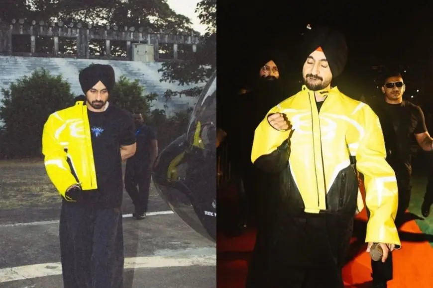 Diljit Dosanjh Stuns In Neon Balenciaga Jacket At Mumbai Concert: Here's What Makes It Exclusive