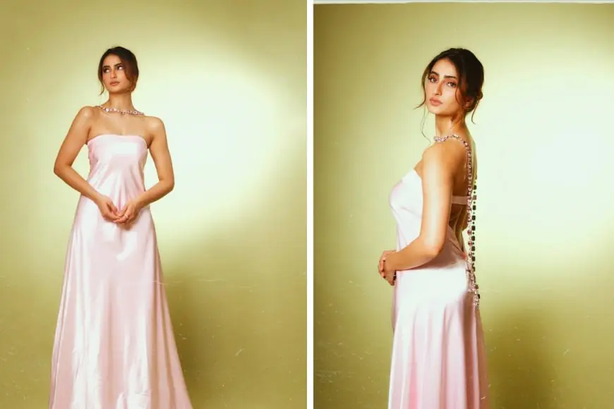 Palak Tiwari's Pink Satin Dress Look Is A Perfect Balance Of Elegance And Style