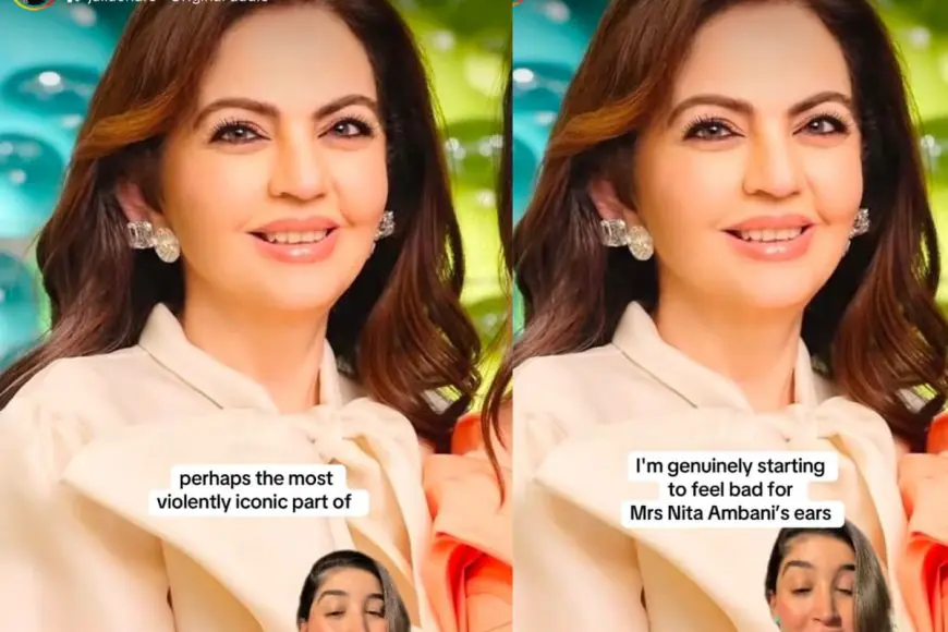 Nita Ambani's Diamond ‘Boulder’ Earrings Impress US Influencer, She Says, “I'm Genuinely Starting To Feel Bad”ion