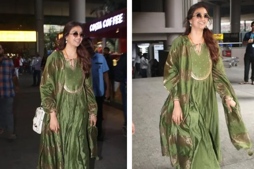 Keerthy Suresh’s Ethnic Airport Look is a Perfect Blend of Comfort and Style