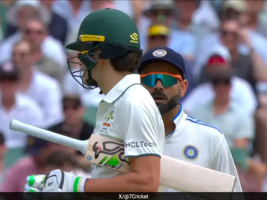 Video: Kohli, Konstas Clash On Field, Umpires Intervene To Diffuse Tension