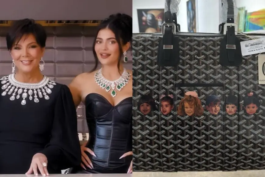 Kylie Jenner Gifted Mom Kris Jenner A Chic Luxury Handbag With The Most Quirky Customization