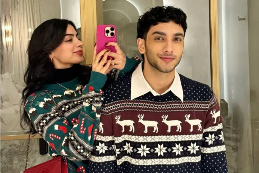 Khushi Kapoor and Vedang Raina Doubled The Festive Spirit In Cute And Cozy Matching Sweaters