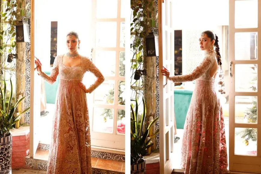 Mahira Khan Is The Prettiest Bridesmaid In Faraz Manan Anarkali