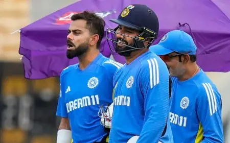 "Coach's Here...": Gambhir's Response On Rohit's Absence From PC Is Viral
