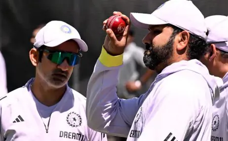 Gambhir, Rohit Ignore Each Other During Practice - Report Makes 'Split' Claim