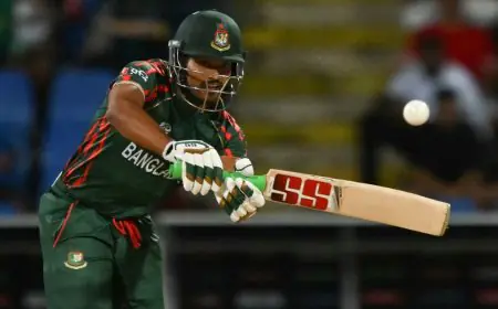 Najmul Hossain Shanto Steps Down As Bangladesh T20I Captain