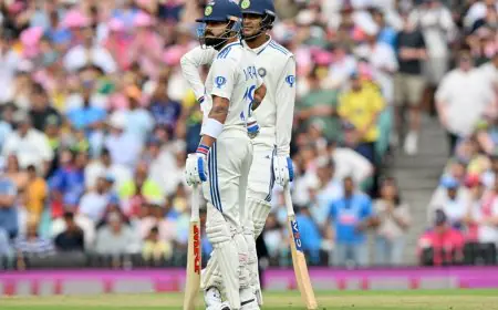 5th Test Live: Kohli Gets Lifeline After Australia Remove Jaiswal, Rahul