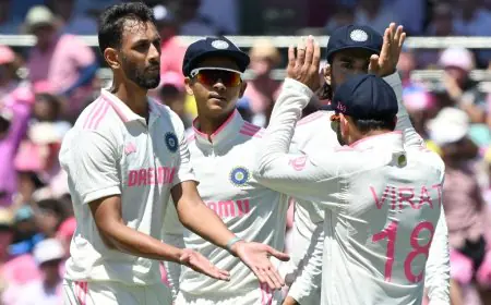 5th Test Live: Prasidh Claims 3rd Wicket As India Run Riot, Australia Need...