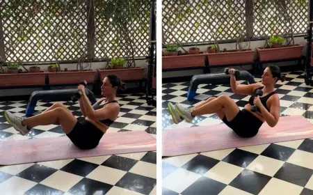 Kareena Kapoor Khan Inspires Fans with an Intense Workout