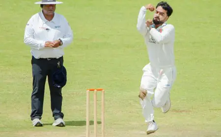 Rashid Reflects On Post-Surgery Comeback After Afg's First Test Series Win