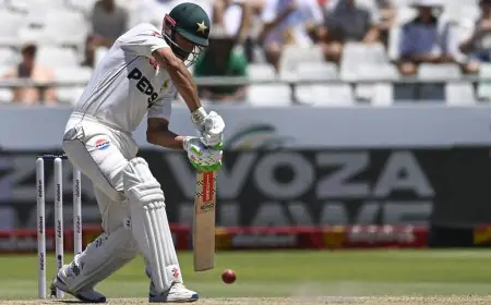 Shan Masood Opens Up On Controversial Dismissal vs SA In 2nd Test