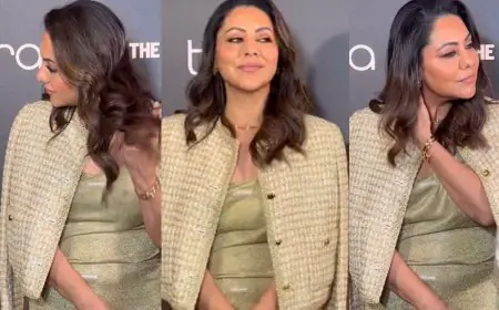 Gauri Khan Shines in Classic Golden Glamour at Tyaani Jewellery Showcase In Mumbai