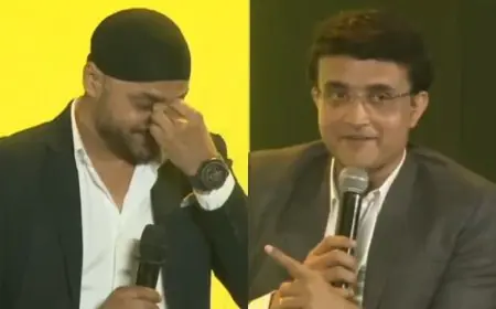 Harbhajan Can't Hold Tears While Thanking Ganguly, Old Video Resurfaces