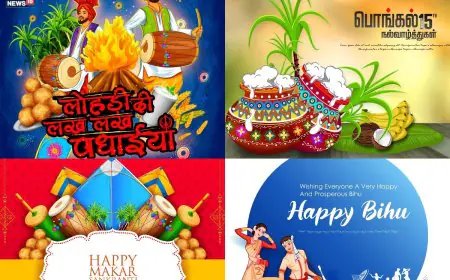 Festivals Of India 2025: Lohri, Makar Sankranti, Uttarayan, Pongal & Bihu - Celebrations, Rituals, Recipes & Wishes