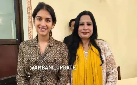 Radhika Merchant Stuns in Luxe Loro Piana Outfit During Jaipur Visit