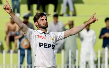 Shaheen Afridi Sidelined From West Indies Series, Test Future Under Clouds