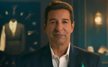 Wasim Akram Unveils Iconic 'White Jackets' For ICC Champions Trophy