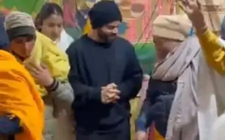 Video Viral: Virat Kohli, Anushka Visit Radhavallaj Lal Ji To Seek Blessings