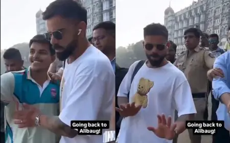 "Bhai Mera Raasta Mat Roko": Virat Kohli Frustrated By Fans. Video