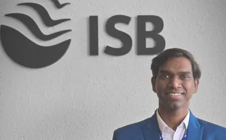 ISB Student from Hyderabad Selected for TigerLaunch Finals in Singapore