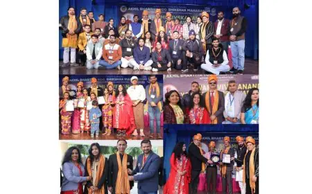 Akhil bhartiya yog shikshak Maha sangh honoured 80 youths with Swami Vivekananda Youth Iconic Award 2025