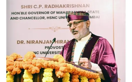 Governor of Maharashtra Presides Over HSNC University’s 3rd Convocation; 37 Students Awarded Gold Medals