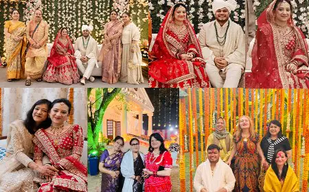 NE INDIA’S POET SANKHA SUBHRA DEVBARMAN’S DAUGHTERS WEDDING DRAWS CELEBRITIES