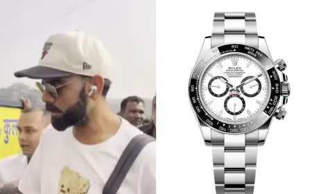 Virat Kohli Sports A Rs 45 Lakh Watch As He Returns From Alibaug To Mumbai