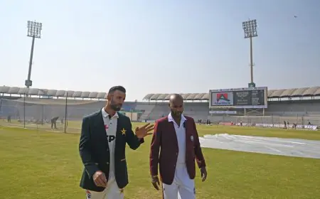 Pak vs WI 1st Test Day 1: Rizwan-Shakeel Rescue Pakistan In Fog-Hit Match