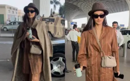 Sonam Kapoor Shows How A Fedora Hat Can Elevate An Airport Look To The Next Level