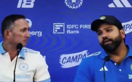 Rohit Sharma's 'Personal' Chat With Ajit Agarkar Gets Caught On Mic - Watch